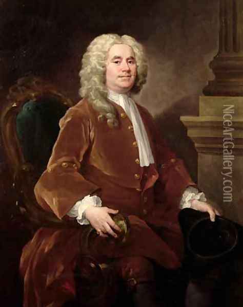 Portrait of William Jones Oil Painting - William Hogarth