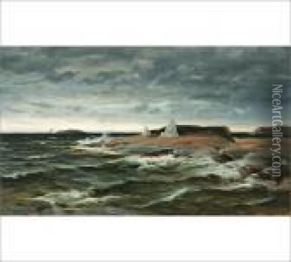 Islet In Aland Oil Painting - Victor Westerholm