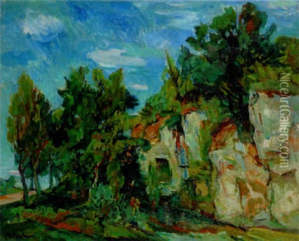 Paysage De Provence Oil Painting - Henri Epstein