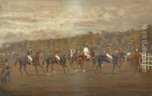 Hippodrome D'eventard A Angers Oil Painting - Jules Verdier