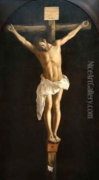 The Crucifixion Oil Painting - Francisco De Zurbaran