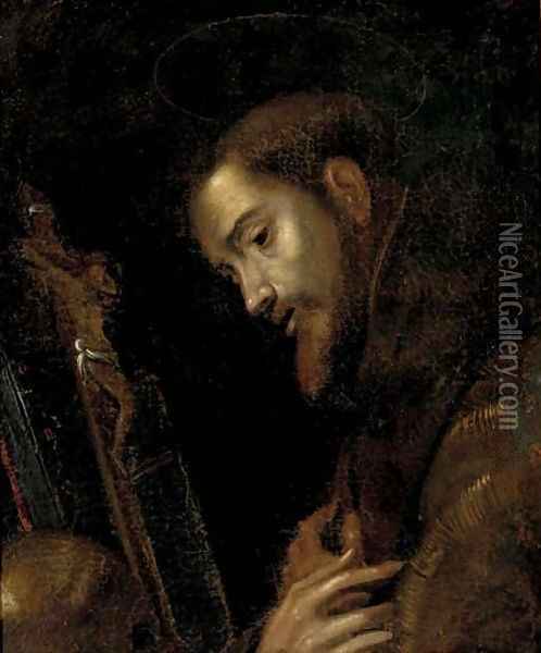 Saint Francis 2 Oil Painting - Francisco De Zurbaran