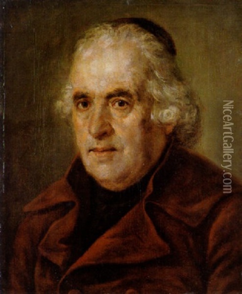 Portrat Des Domherrn Muller Zu Munchen Oil Painting - Johann Georg Josef Edlinger