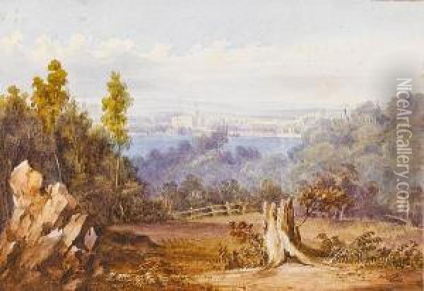 Views Of The Dumaresq Estate Oil Painting - Christiana Susan Mcleay Dumaresq