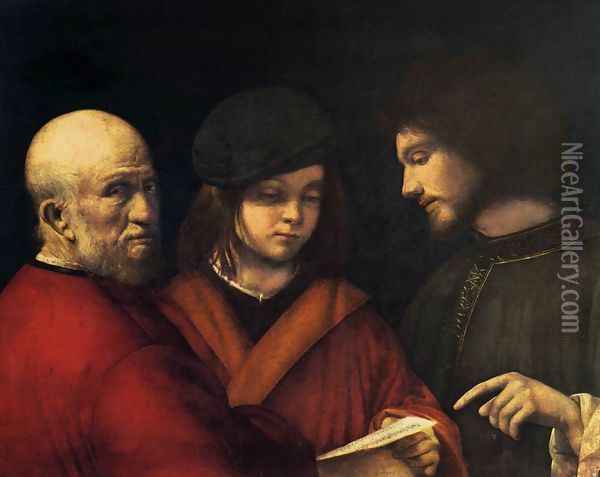 The Three Ages Oil Painting - Giorgione