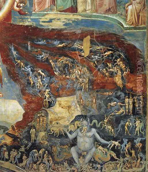 Last Judgment (detail 10) 1306 Oil Painting - Giotto Di Bondone
