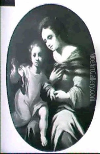 La Vierge Et L'enfant Oil Painting - Cesare Dandini