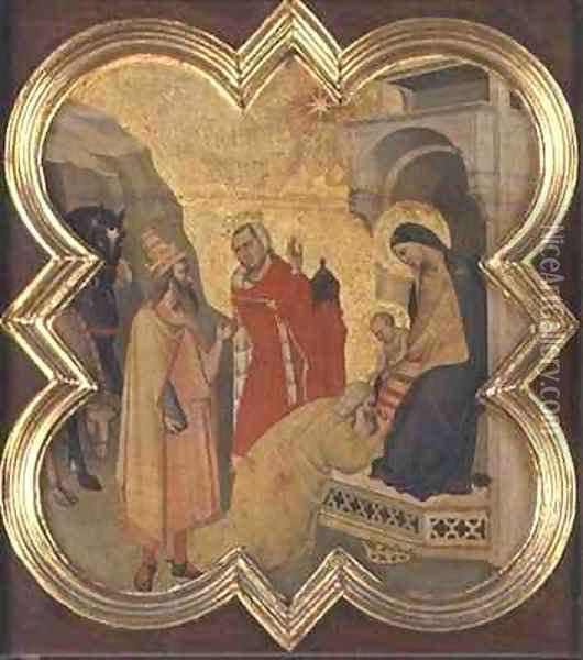 The Adoration of the Magi Oil Painting - Taddeo Gaddi