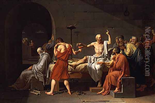 The Death of Socrates 1787 Oil Painting - Rosa Bonheur