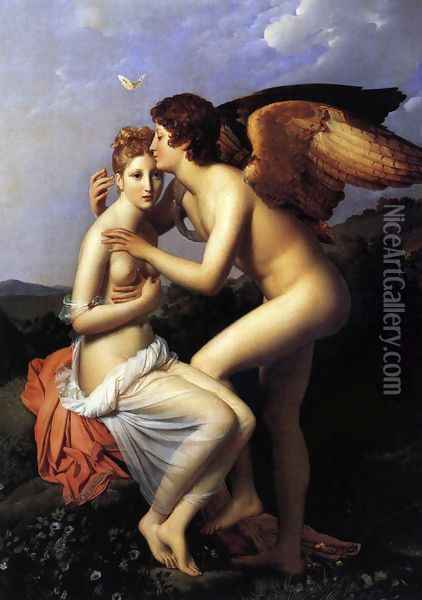 Cupid and Psyche 1798 Oil Painting - Baron Francois Gerard