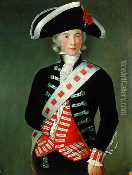Portrait of Manuel Godoy Alvarez de Faria 1767-1851 Oil Painting - Augustin Esteve