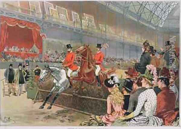 A Horse Race 1886 Oil Painting - Adrien Emmanuel Marie