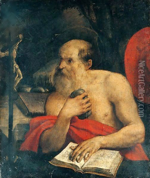 Saint Jerome Oil Painting - Annibale Carracci