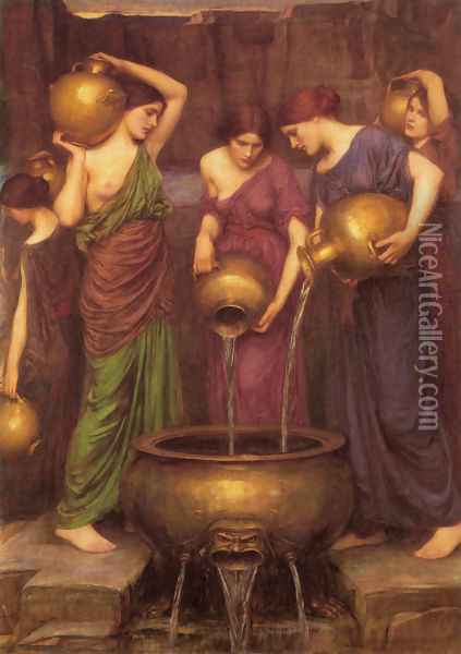 The Danaides 1904 Oil Painting - John William Waterhouse
