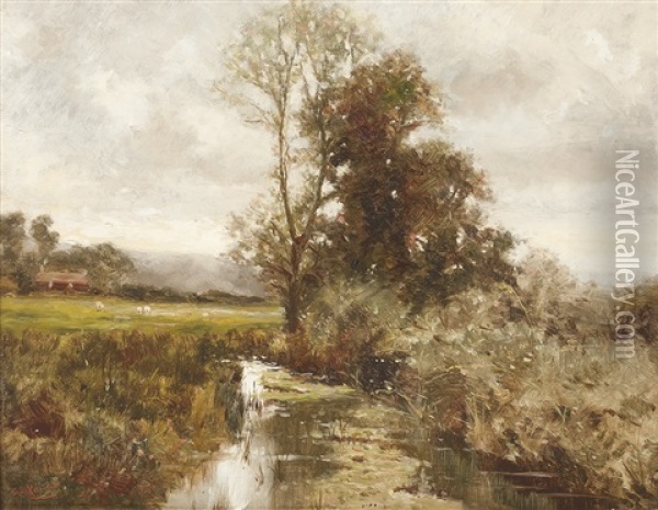 Landschaft Oil Painting - Johannes Hermanus Barend Koekkoek