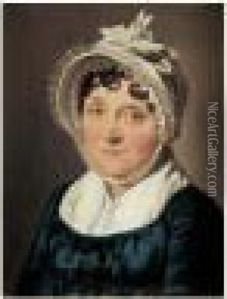 Portrait Presume De Madame Puget Oil Painting - Louis Leopold Boilly