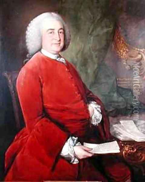 Portrait of Robert Nugent Lord Clare Oil Painting - Thomas Gainsborough