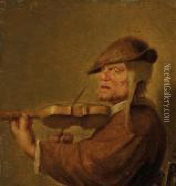 Audition Oil Painting - Adriaen Brouwer