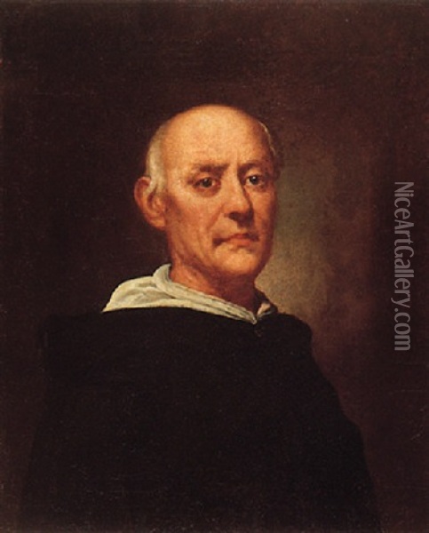 Autorretrato Oil Painting - Vittore Giuseppe Ghislandi (Fra' Galgario)