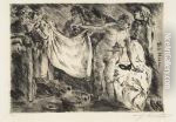 Die Hexen Oil Painting - Lovis (Franz Heinrich Louis) Corinth