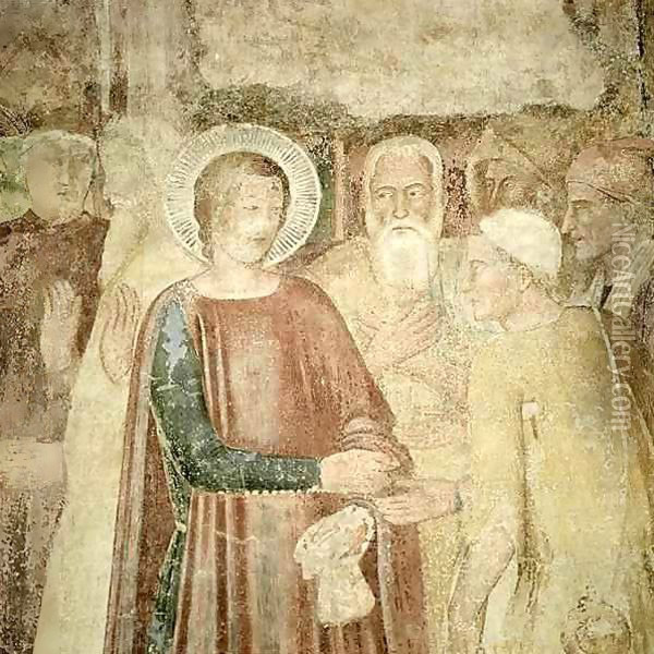 Detail of St. Ranieri in the Holy Land Oil Painting - Andrea Bonaiuti da Da Firenze