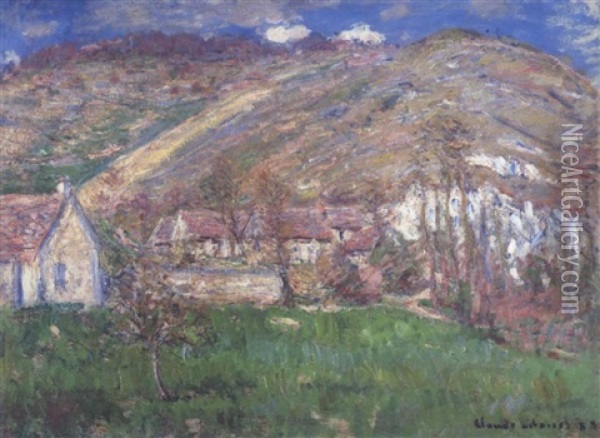 Hameau De Falaise Pres Giverny Oil Painting - Claude Monet