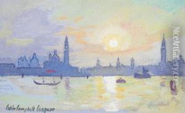 A View Of Venice Oil Painting - Colin Campbell Cooper
