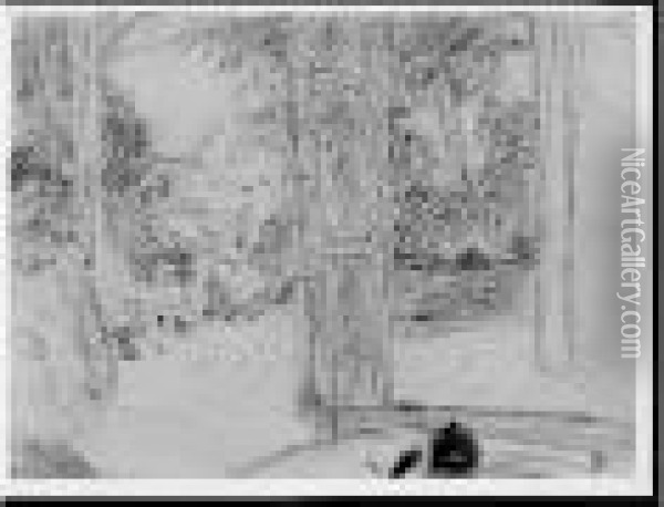 Fenetres Ouvertes Sur Un Jardin Oil Painting - Pierre Bonnard