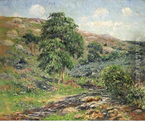 Les Monts D'Arree, Le Dour-Du Oil Painting - Henri Moret