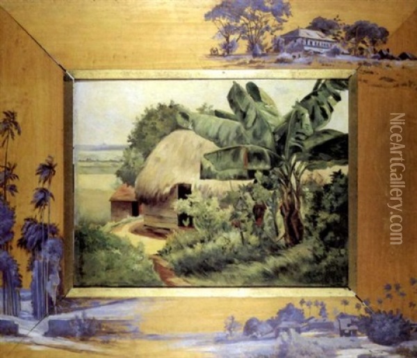 Le Petit Morne Oil Painting - Ernest Constant Simon