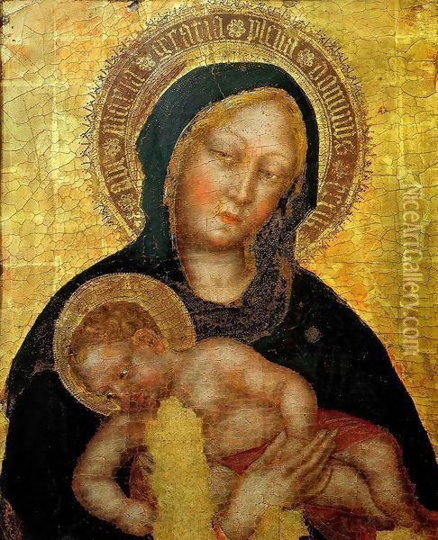 Madonna with Child Oil Painting - Gentile Da Fabriano