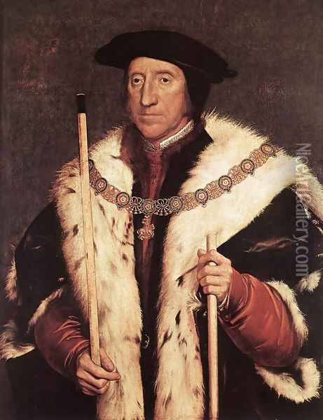 Thomas Howard, Prince of Norfolk 1539-40 Oil Painting - Hans Holbein the Younger