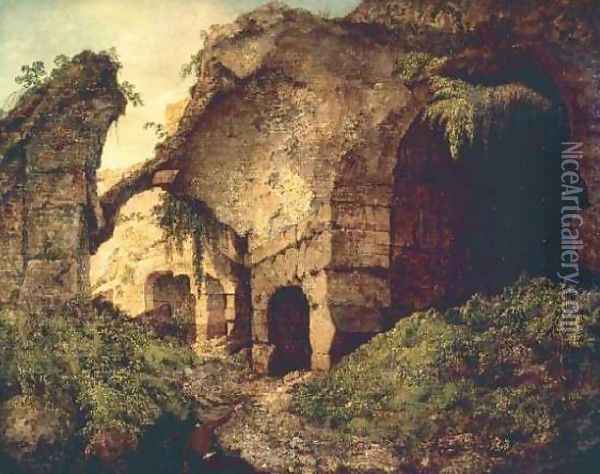 The Colosseum, Rome Oil Painting - Joseph Wright