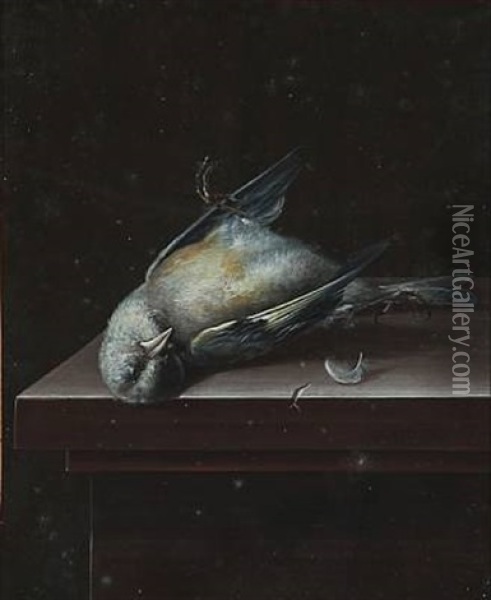 Nature Morte Oil Painting - Johann Christoph Bayer