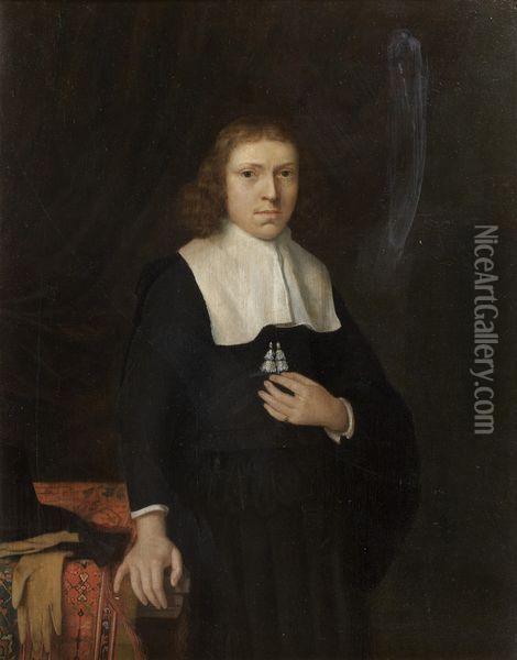 Portrait D'homme Oil Painting - Jacobus Levecq