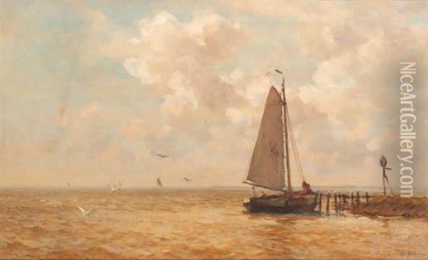 Summer On The Ijsselmeer Oil Painting - Willem Bastiaan Tholen