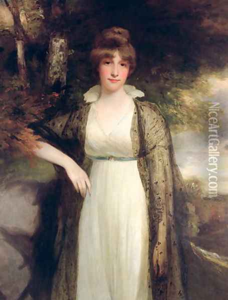 Portrait of Eleanor Agnes Daughter of the 1st Lord Auckland Oil Painting - John Hoppner