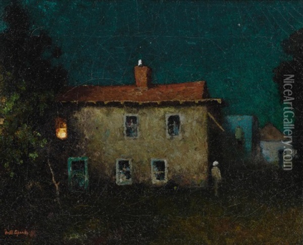 The Stevenson House Oil Painting - Will Sparks