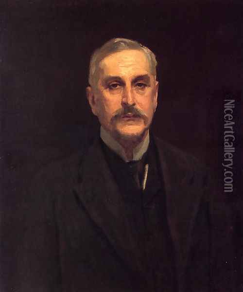 Portrait of Colonel Thomas Edward Vickers Oil Painting - John Singer Sargent