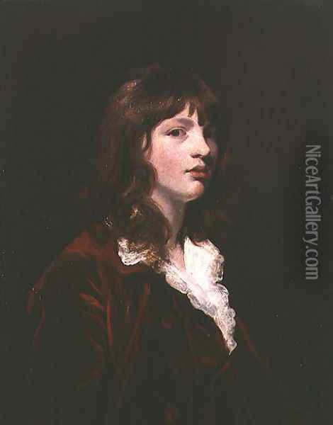 Alexander, later 10th Duke of Hamilton, 1782 Oil Painting - Sir Joshua Reynolds
