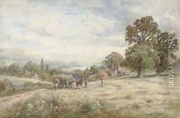 View near Ashington, Sussex Oil Painting - Henry John Kinnaird