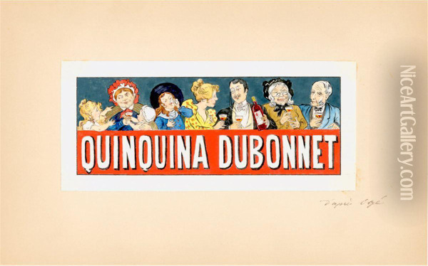 Quinaquina Dubonnet Oil Painting - Regley De Koenigsegg