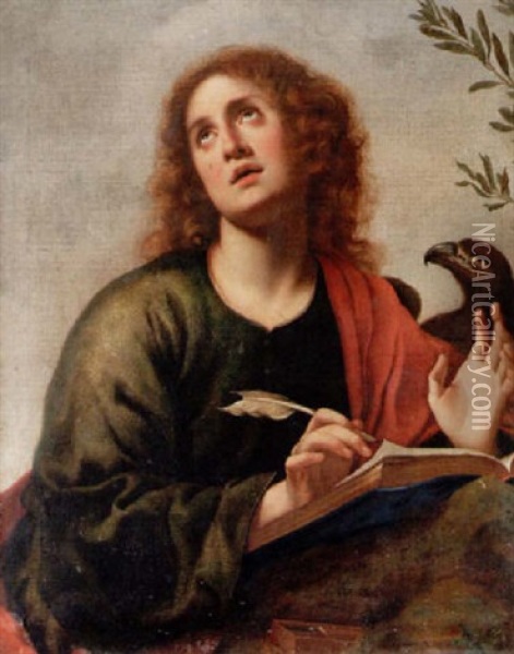 Evangelisten Johannes Oil Painting - Carlo Dolci