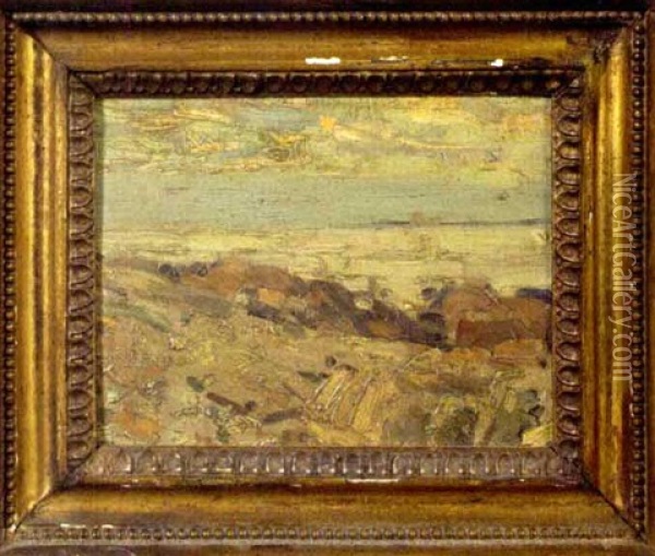 Shore Scene, Provincetown Oil Painting - Ernest Lawson