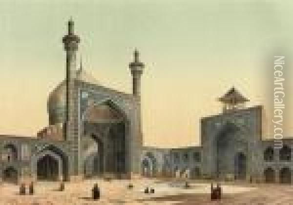 Voyage En Perse Pendant Les Annees 1840 Et 1841 Oil Painting - Eugene Napoleon Flandin