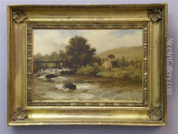Landscape With River Oil Painting - John Blake Macdonald