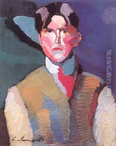 Self-portrait 1911 Oil Painting - Jozsef Nemes Lamperth