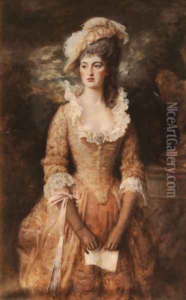 Clarissa Oil Painting - Sir John Everett Millais
