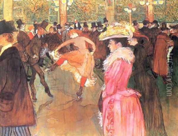 Party In Thr Moulin Rouge Oil Painting - Henri De Toulouse-Lautrec
