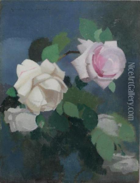 Roses Oil Painting - Lucien Victor Guirand De Scevola